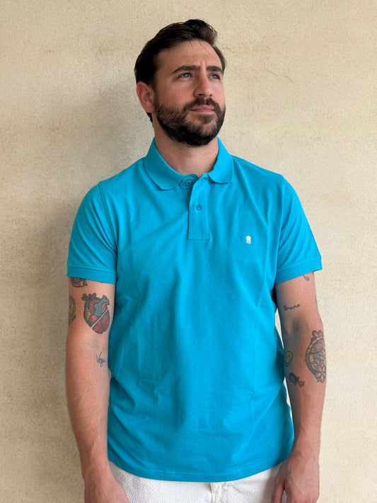 POLO AZUL TURQUESA