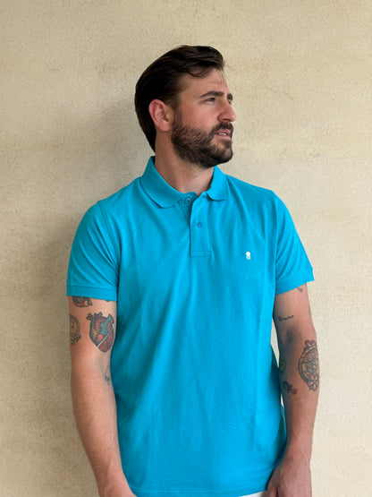 POLO AZUL TURQUESA
