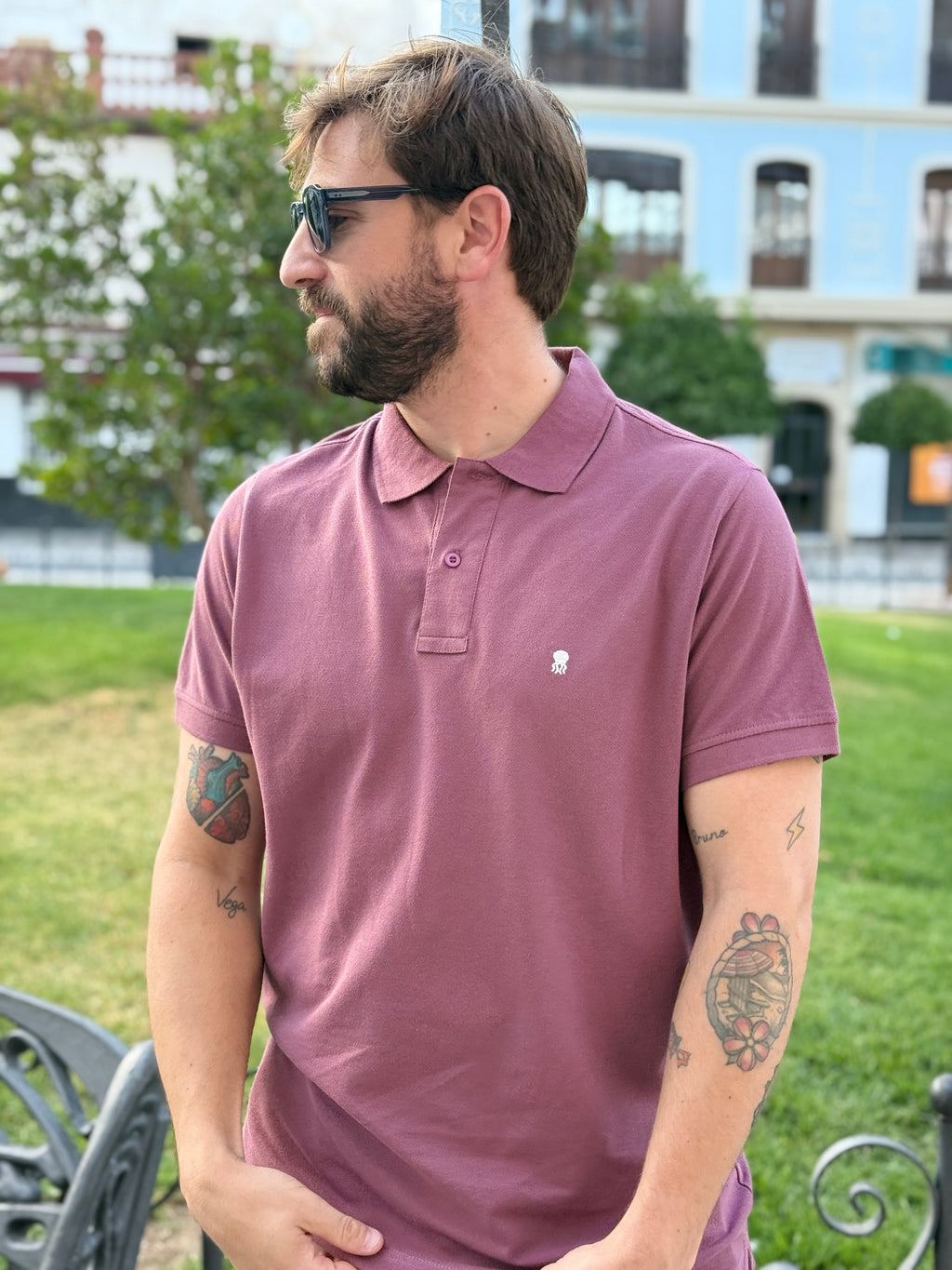 POLO GRANATE PASTEL
