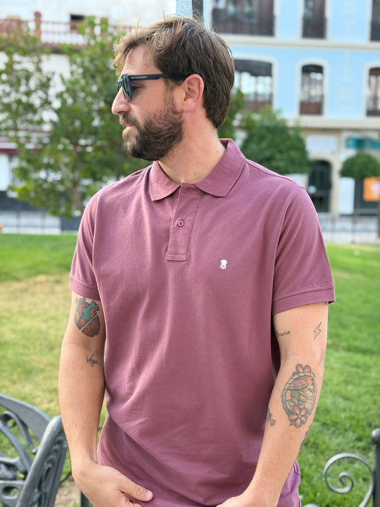 POLO GRANATE PASTEL