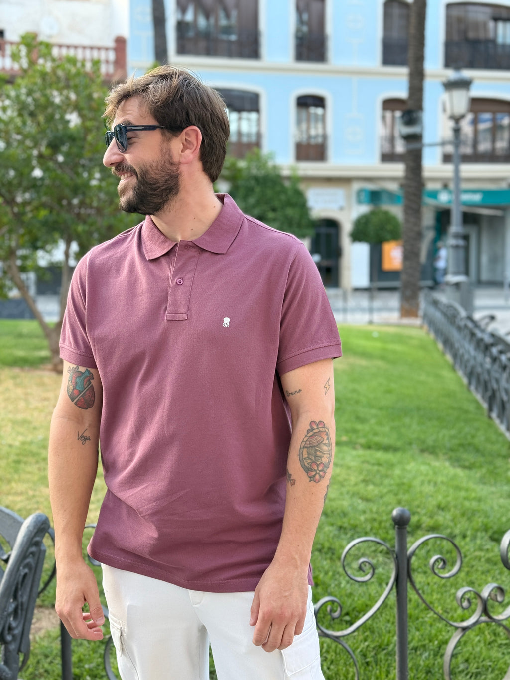 POLO GRANATE PASTEL
