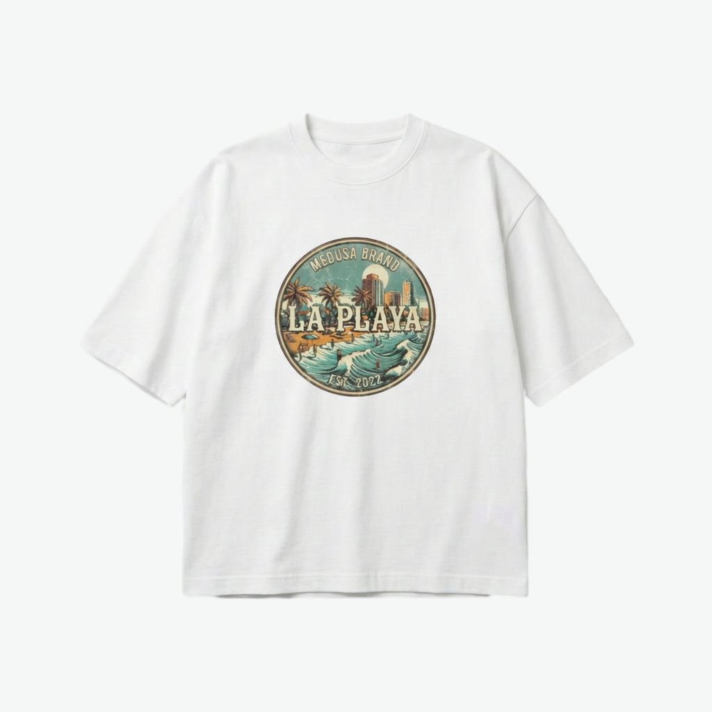 CAMISETA BOXY LA PLAYA