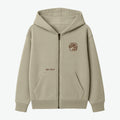 ZIP HOODIE ¨BORN TO BE AWESOME¨ SAND