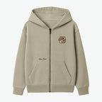 ZIP HOODIE ¨BORN TO BE AWESOME¨ SAND