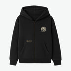 ZIP HOODIE ¨BORN TO BE AWESOME¨ BLACK