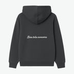 ZIP HOODIE ¨BORN TO BE AWESOME¨ SOFT BLACK