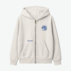 ZIP HOODIE ¨BORN TO BE AWESOME¨ GRIS