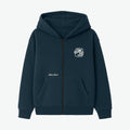 ZIP HOODIE ¨BORN TO BE AWESOME¨ MARINO