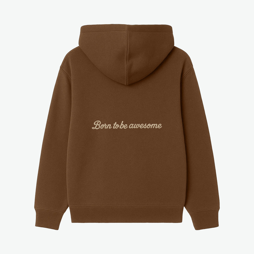 ZIP HOODIE ¨BORN TO BE AWESOME¨