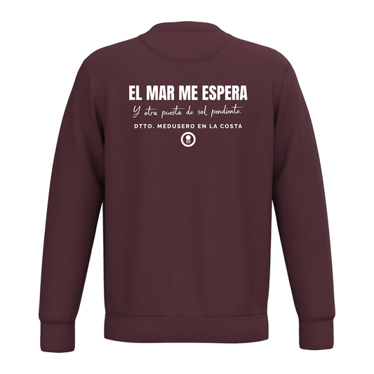 SUDADERA EL MAR ME ESPERA BURDEOS