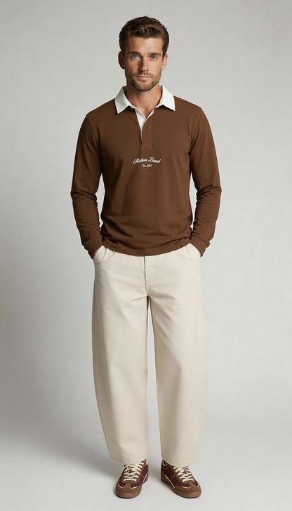 POLO RUGBY MANGA LARGA