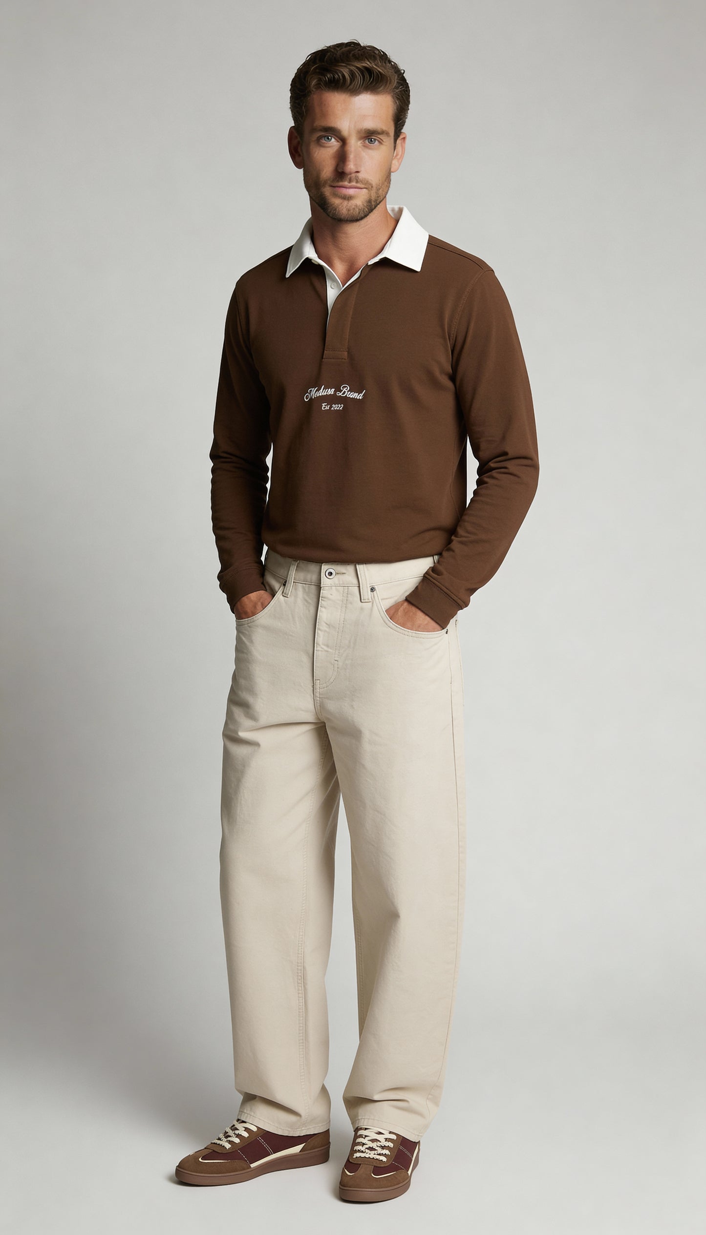 POLO RUGBY MANGA LARGA