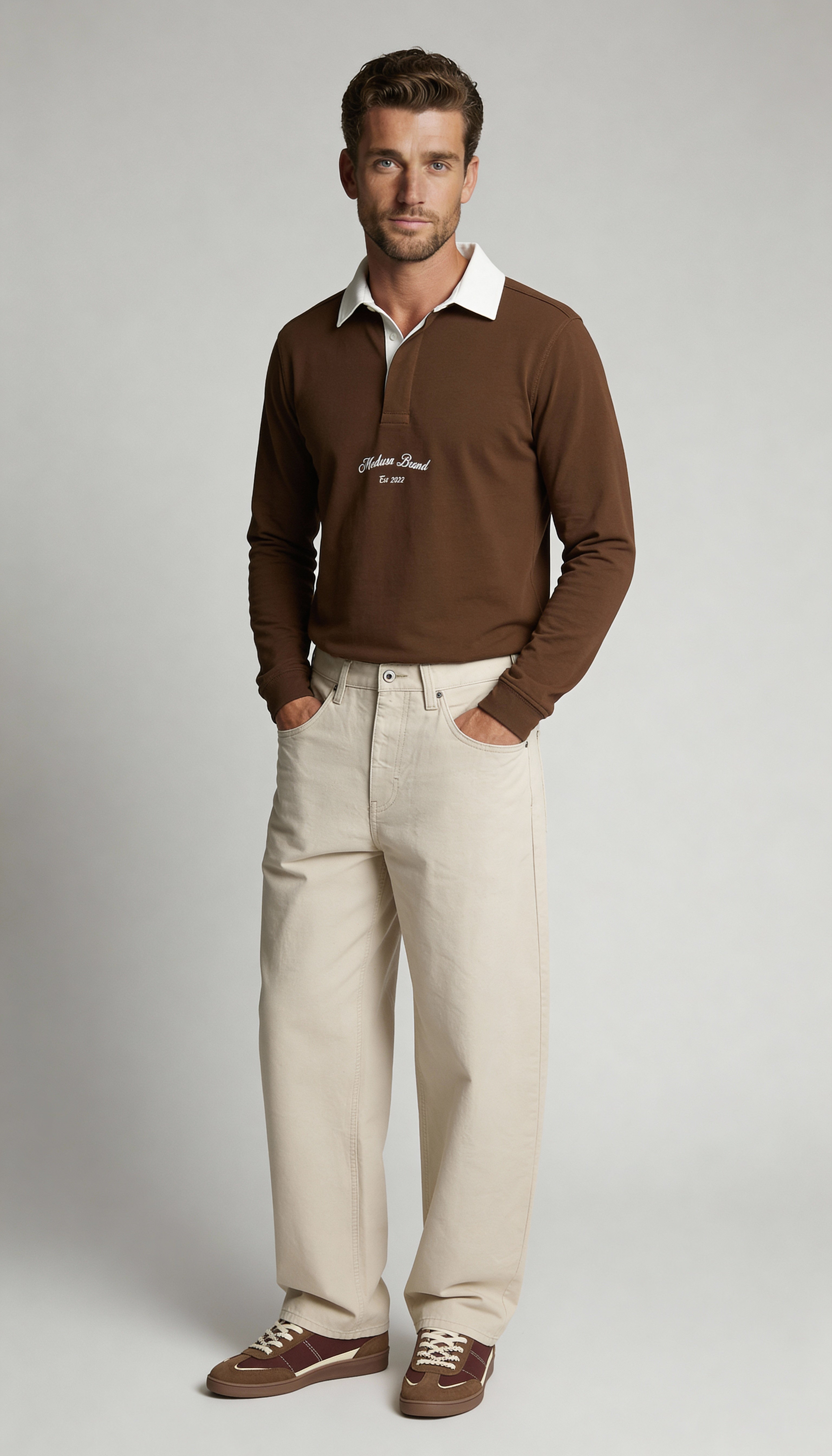 POLO RUGBY MANGA LARGA