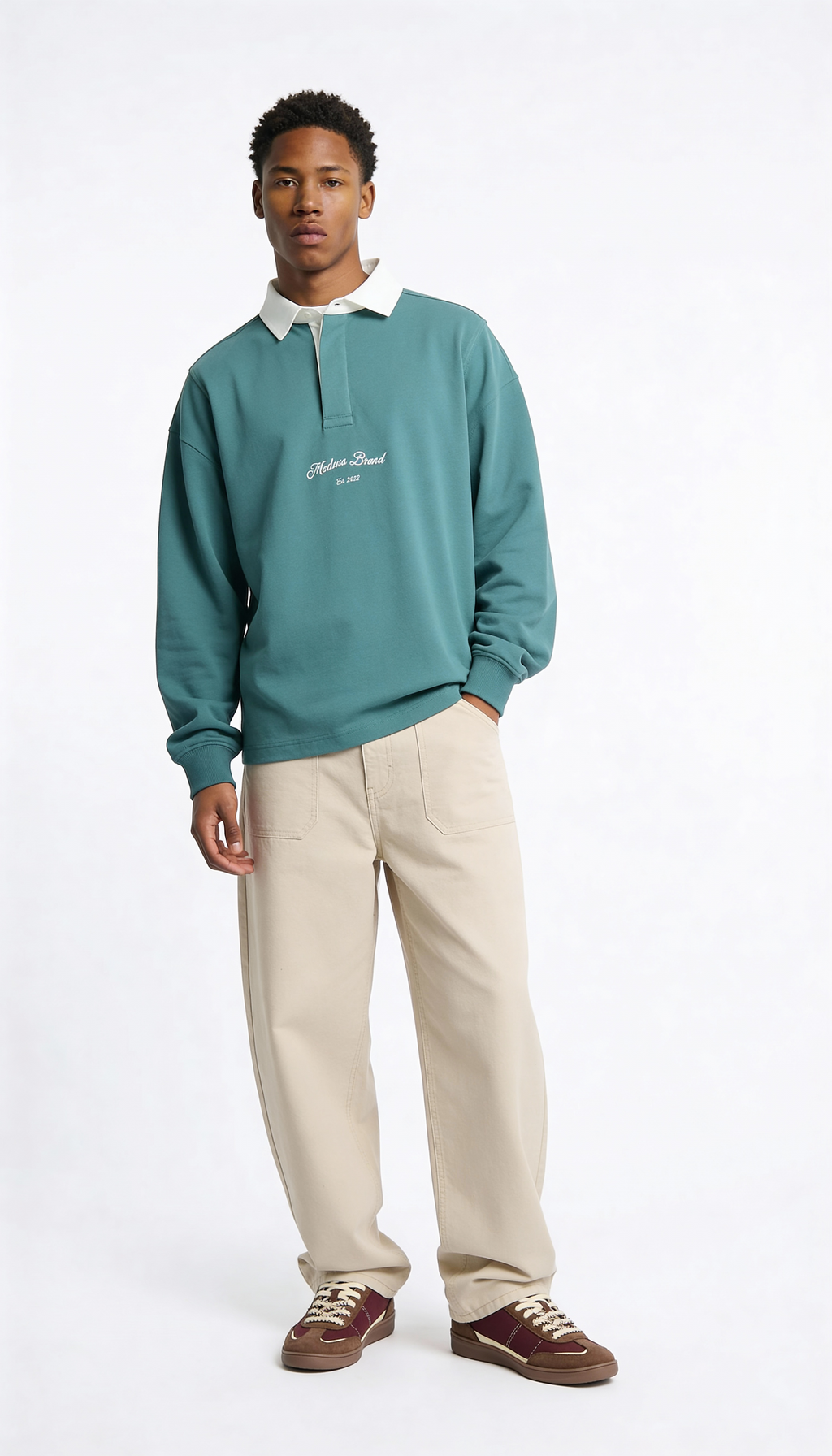 POLO RUGBY MANGA LARGA