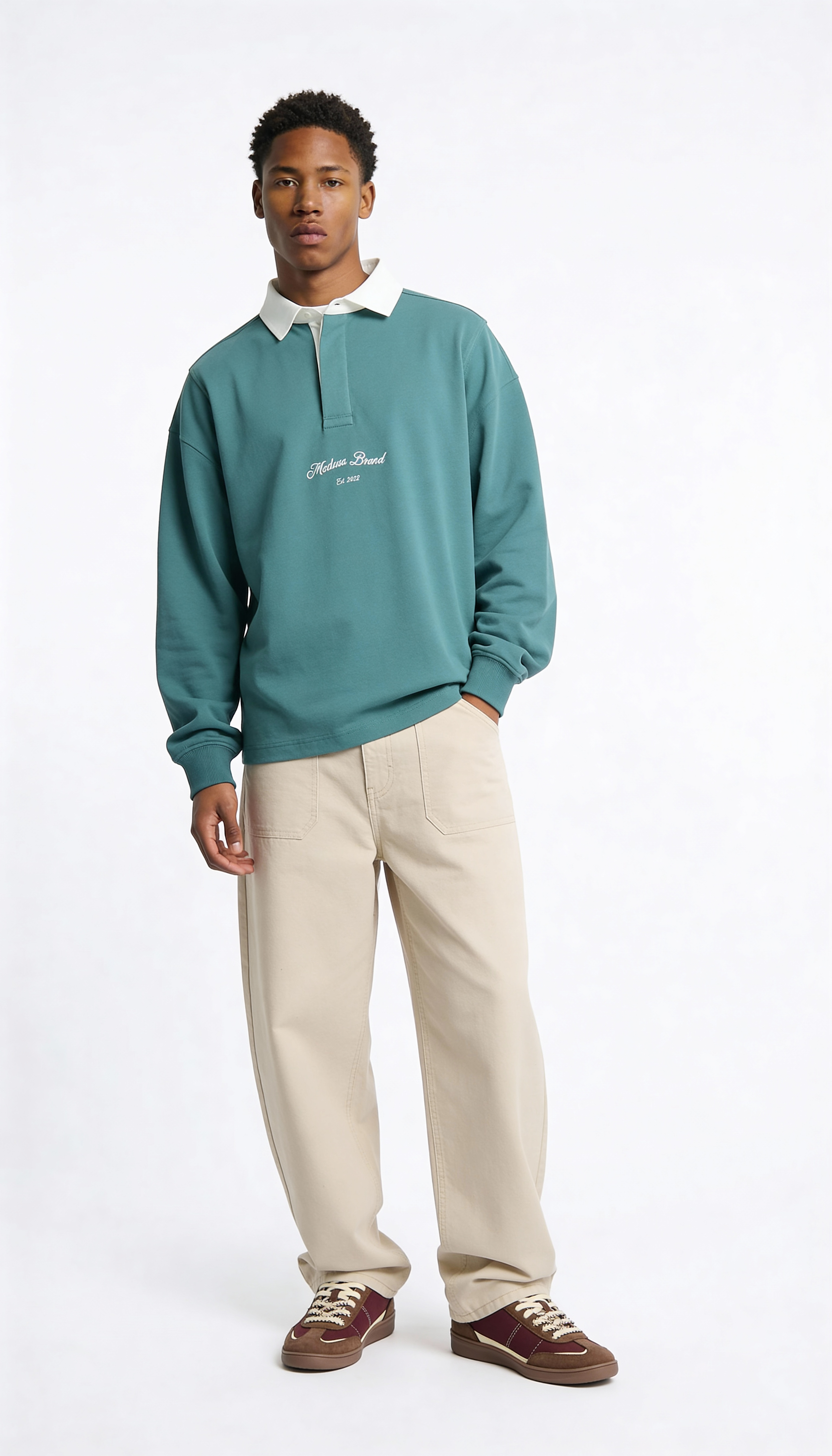 POLO RUGBY MANGA LARGA