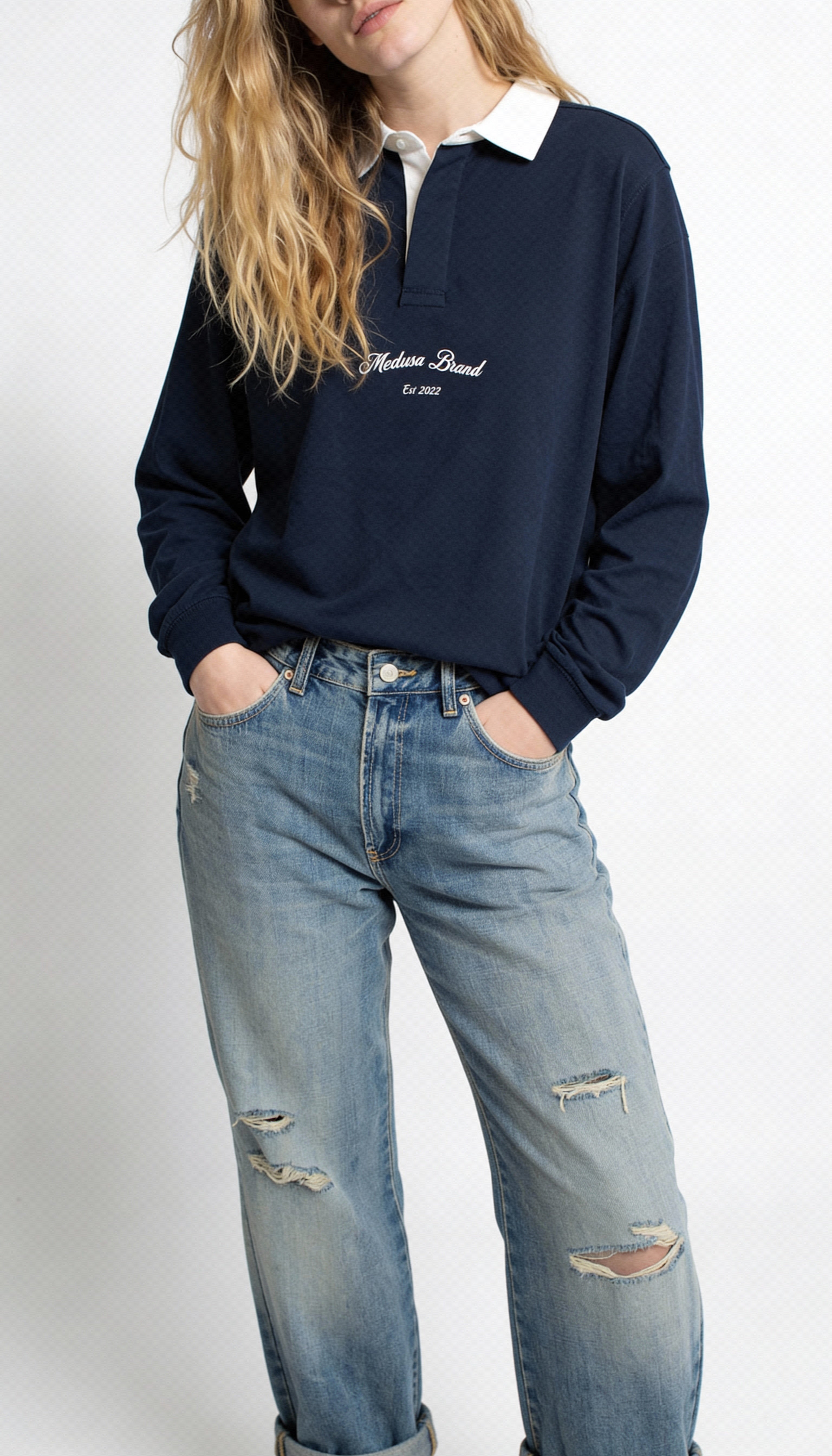 POLO RUGBY MANGA LARGA