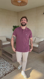 POLO GRANATE PASTEL